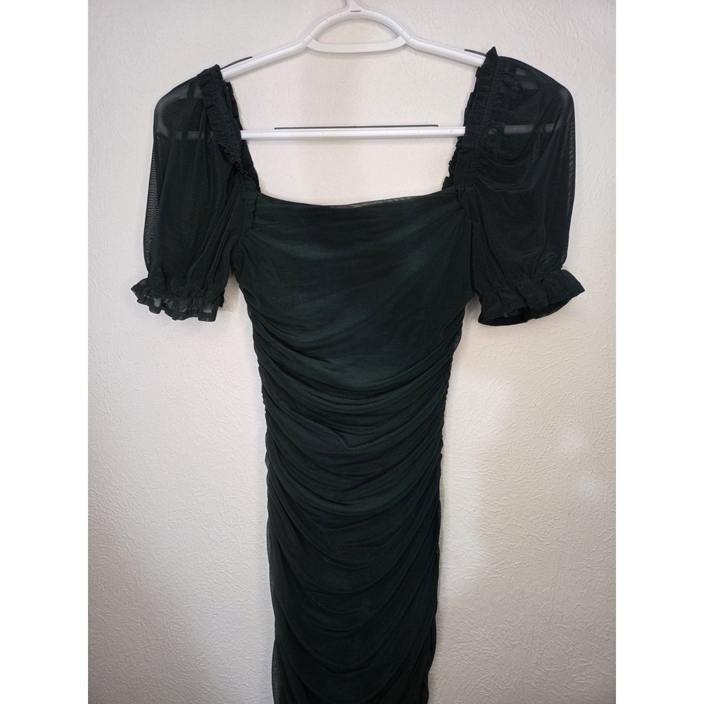 Windsor  Next Trip Mesh Square Dress In Green Size Small StyleStyle 05101-1816 - Picture 3 of 8